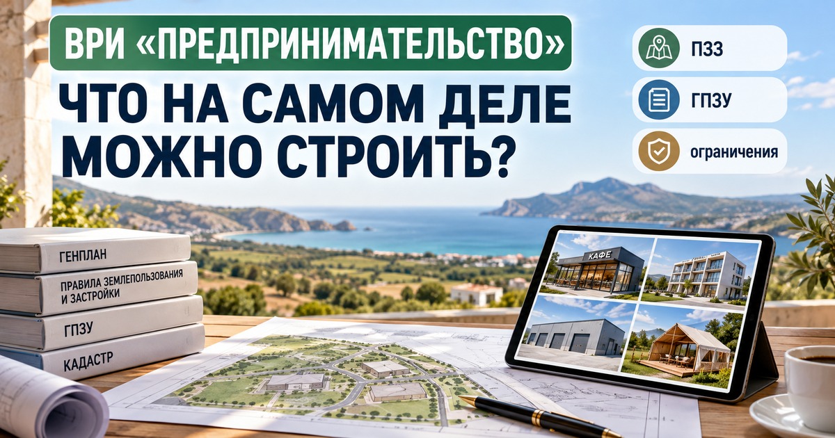ВРИ «предпринимательство»: что на самом деле можно строить на участке